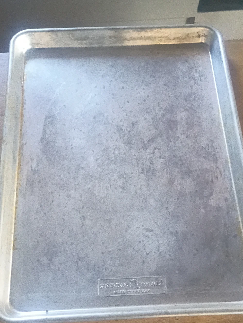 Nordic Ware Aluminum Baking Pan in Silver Tone